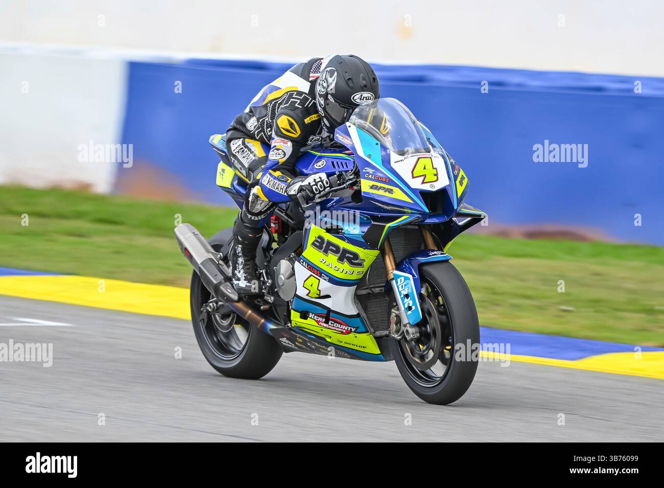 BRASELTON, GA - MAY 04: BPR Racing Yamaha rider Joshua Hayes (4) on the ...