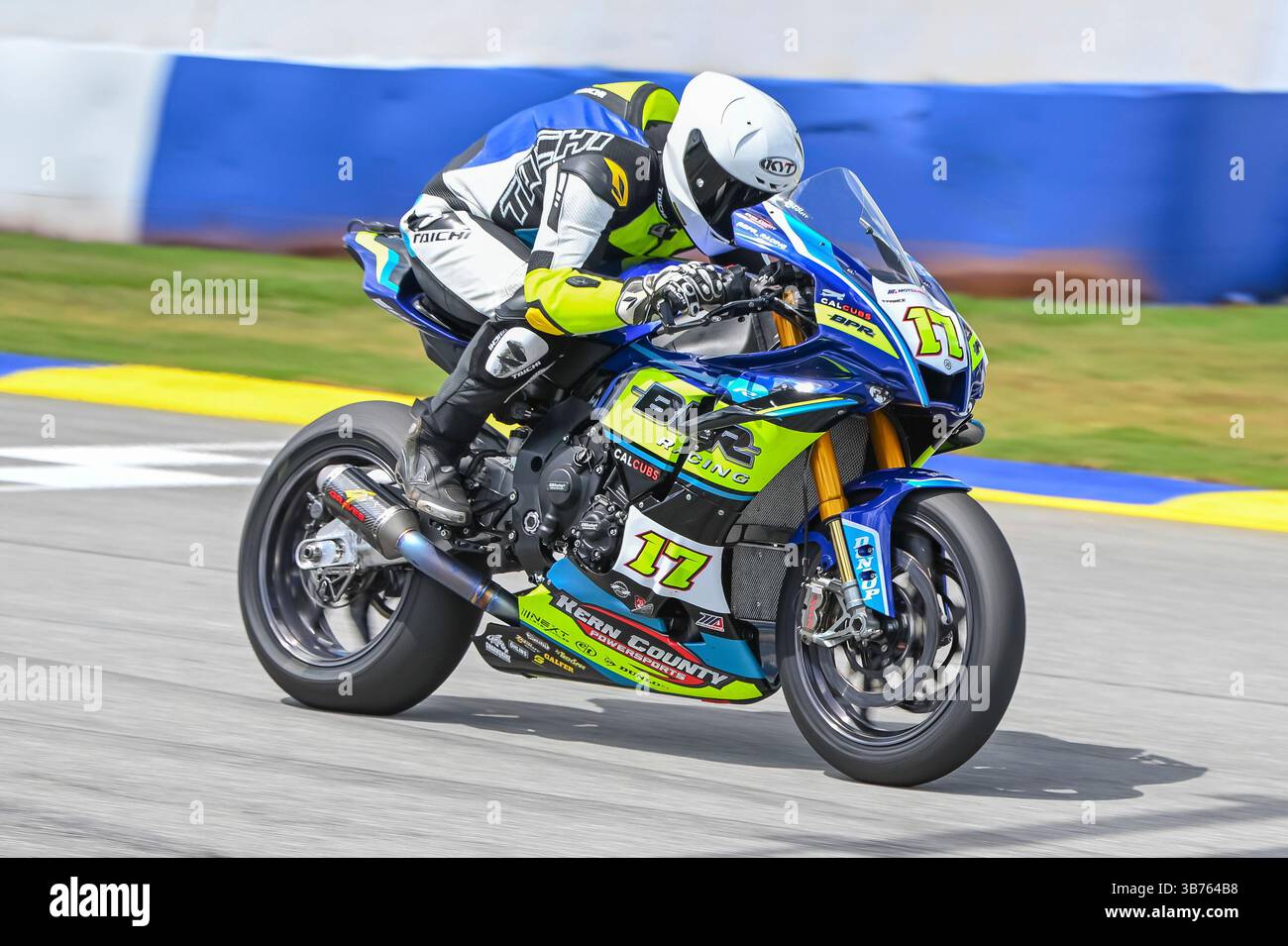 BRASELTON, GA - MAY 04: BPR Racing Yamaha rider Bryce Kornbau (17) on ...