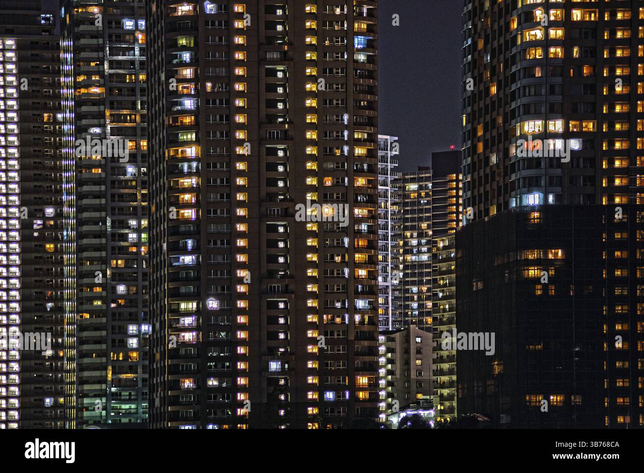 High-rise apartment image. Shooting Location: Tokyo metropolitan area Stock Photo