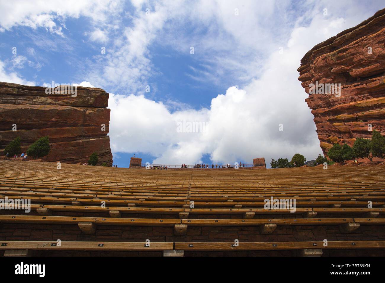 Famous Historic Red Rocks Amphitheater near Denver, Colorado Stock ...