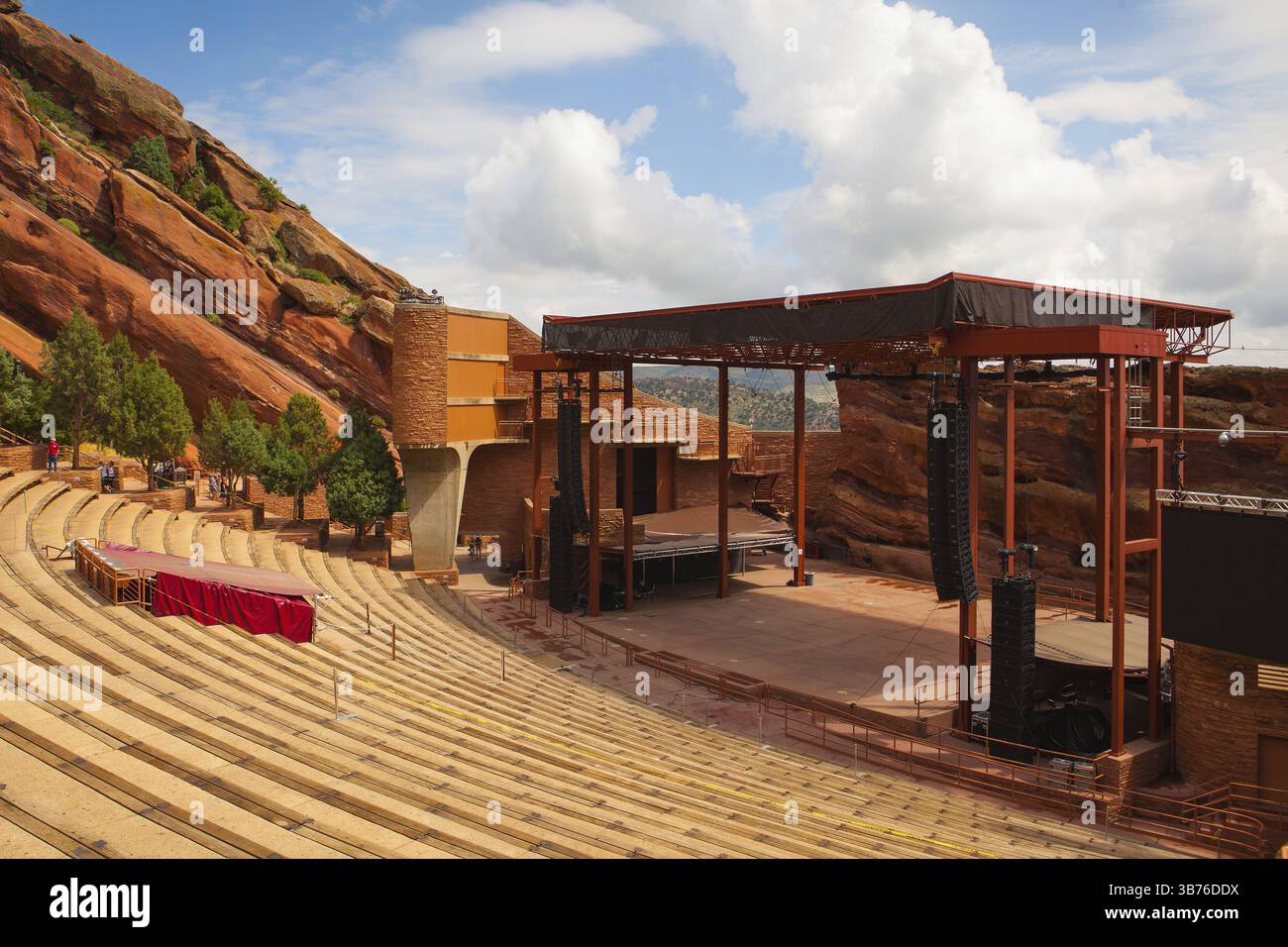 Famous Historic Red Rocks Amphitheater near Denver, Colorado Stock ...