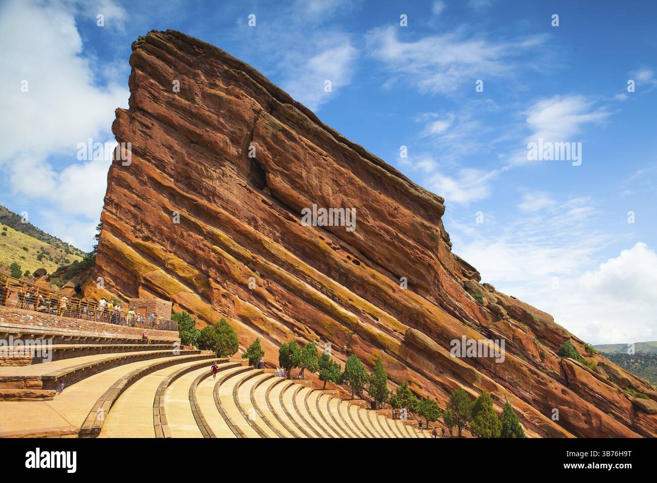Famous Historic Red Rocks Amphitheater near Denver, Colorado Stock ...