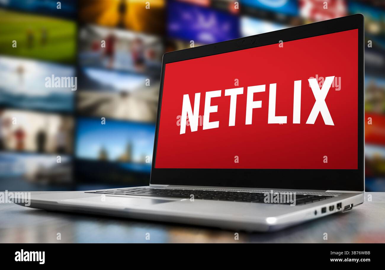 Netflix video on demand platform stock photo alamy