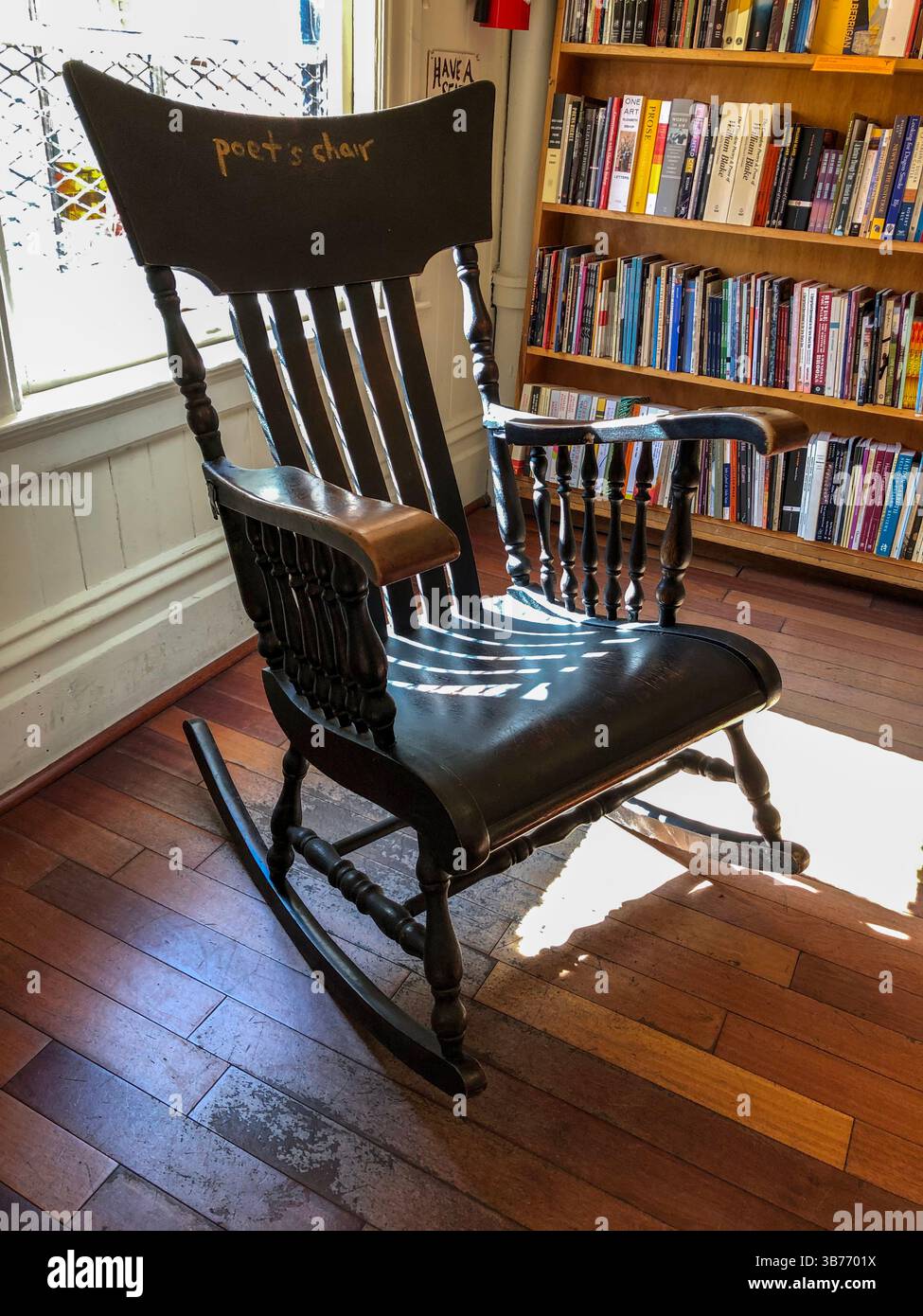 City Lights Bookstore is an independent shop in North Beach in San Francisco. Made famous by The Beat writers of the 50s and 60s. - Smartphone Captured Stock Image