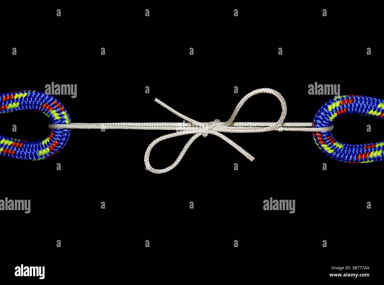 Weakness Rope Hand in knot hi-res stock photography and images - Alamy