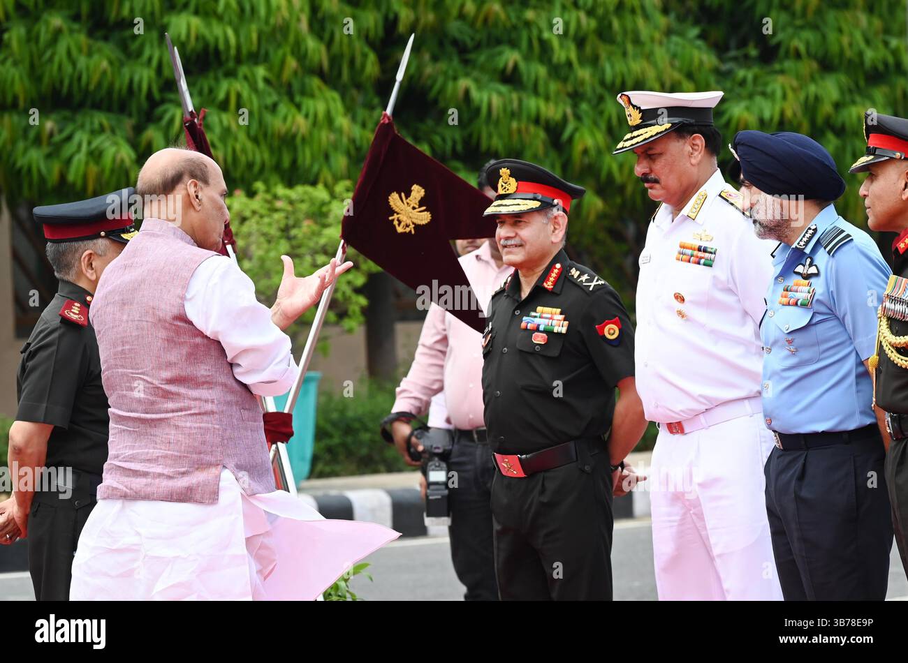 New Delhi, India. 05th May, 2025. NEW DELHI, INDIA - MAY 5: Defence ...