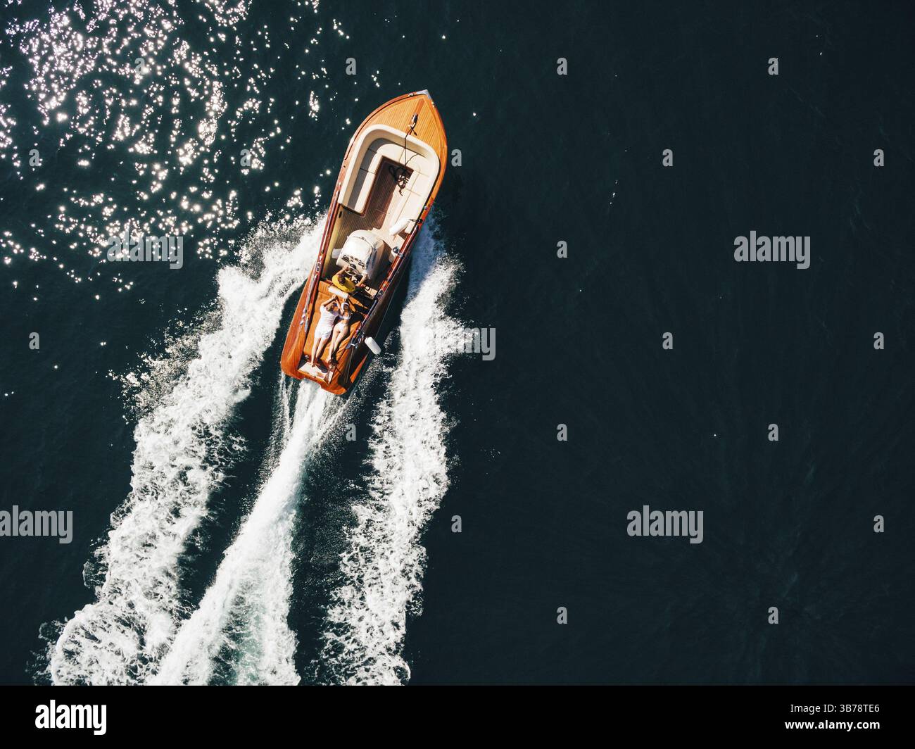 Motor boat rushes through hi-res stock photography and images - Alamy