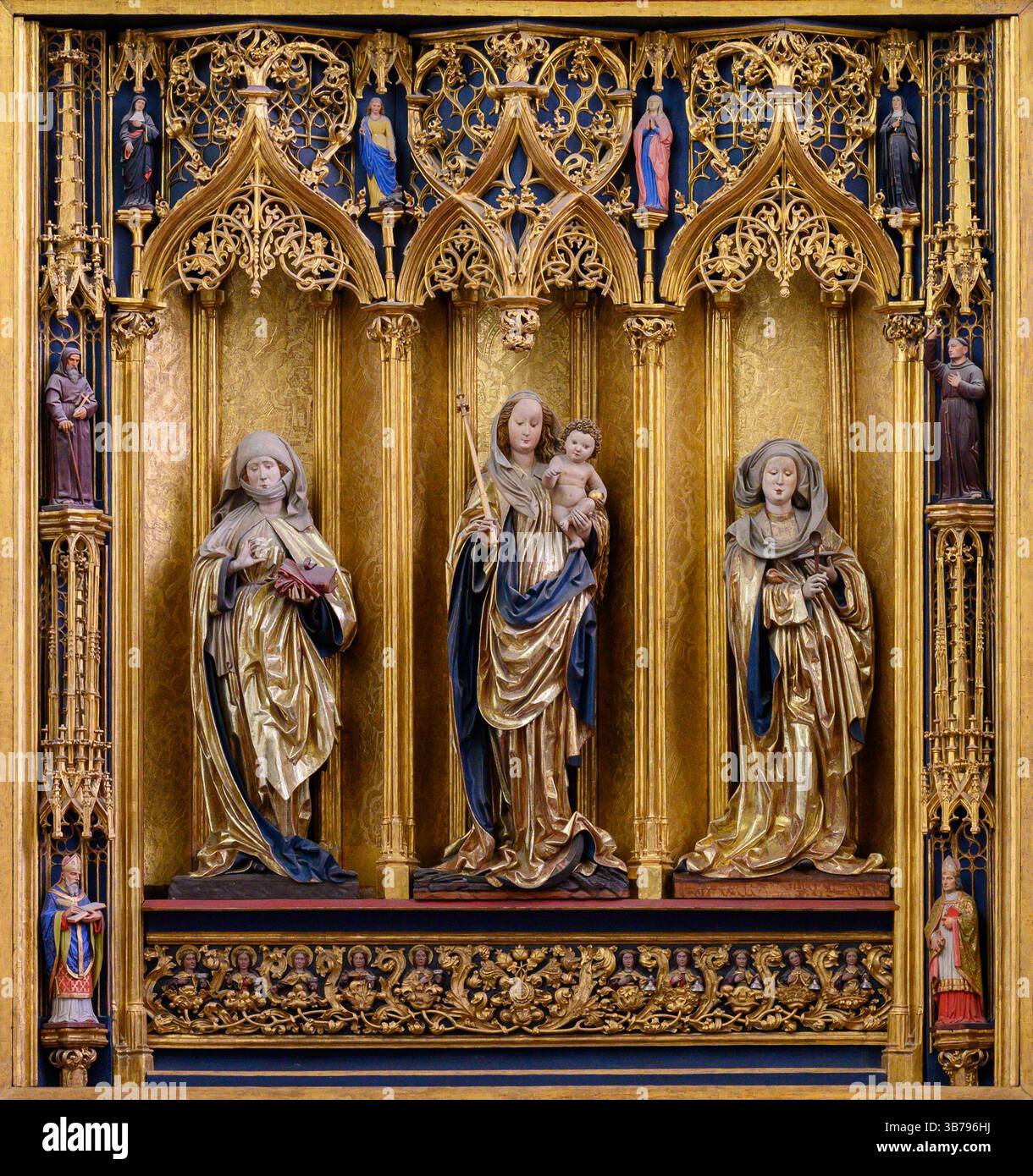 The Madonna with Child, St Elizabeth of Hungary and St Elizabeth, the ...