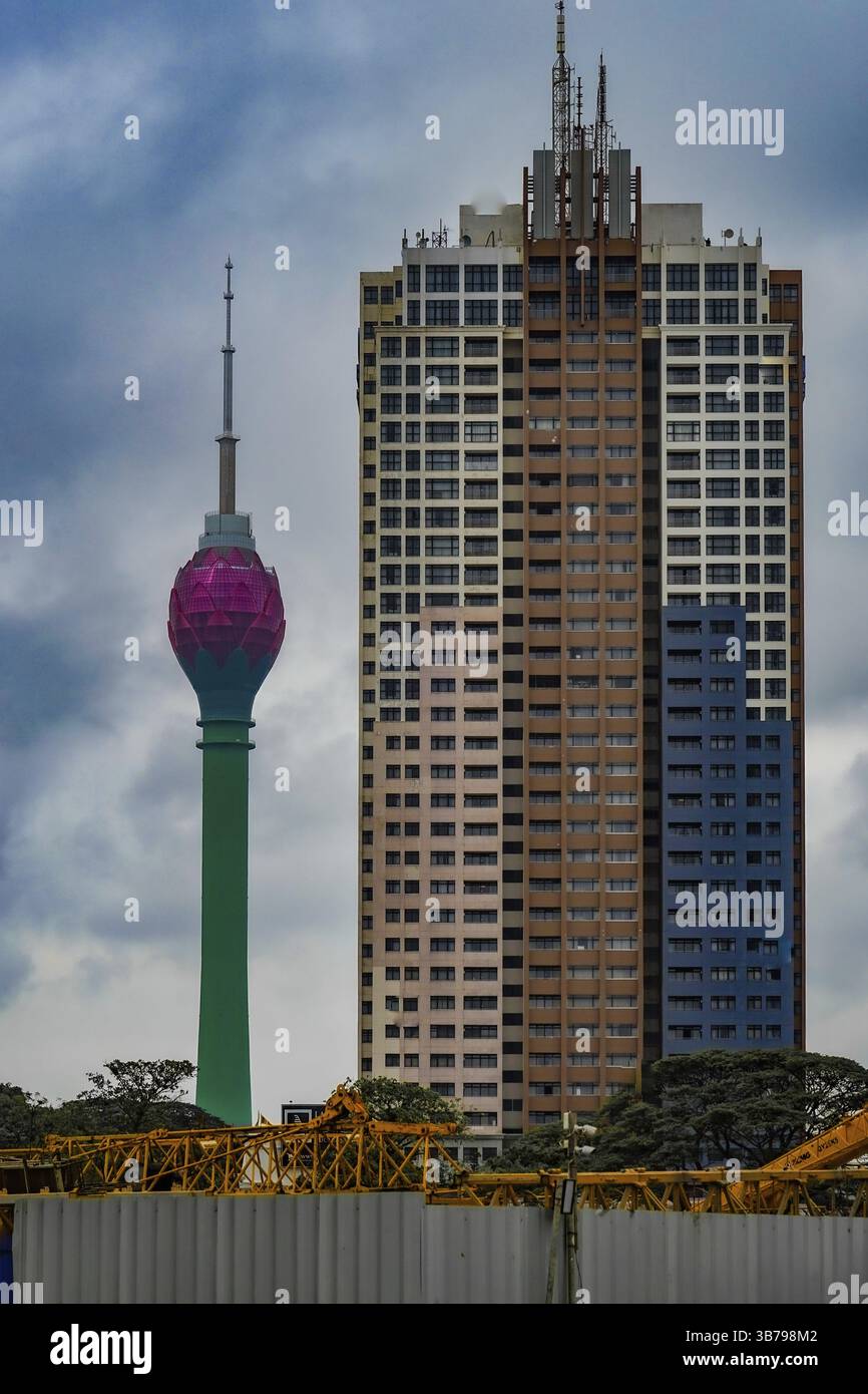 Rota Stower (Sri Lanka Colombo). Shooting Location: Sri Lanka, Colombo Stock Photo