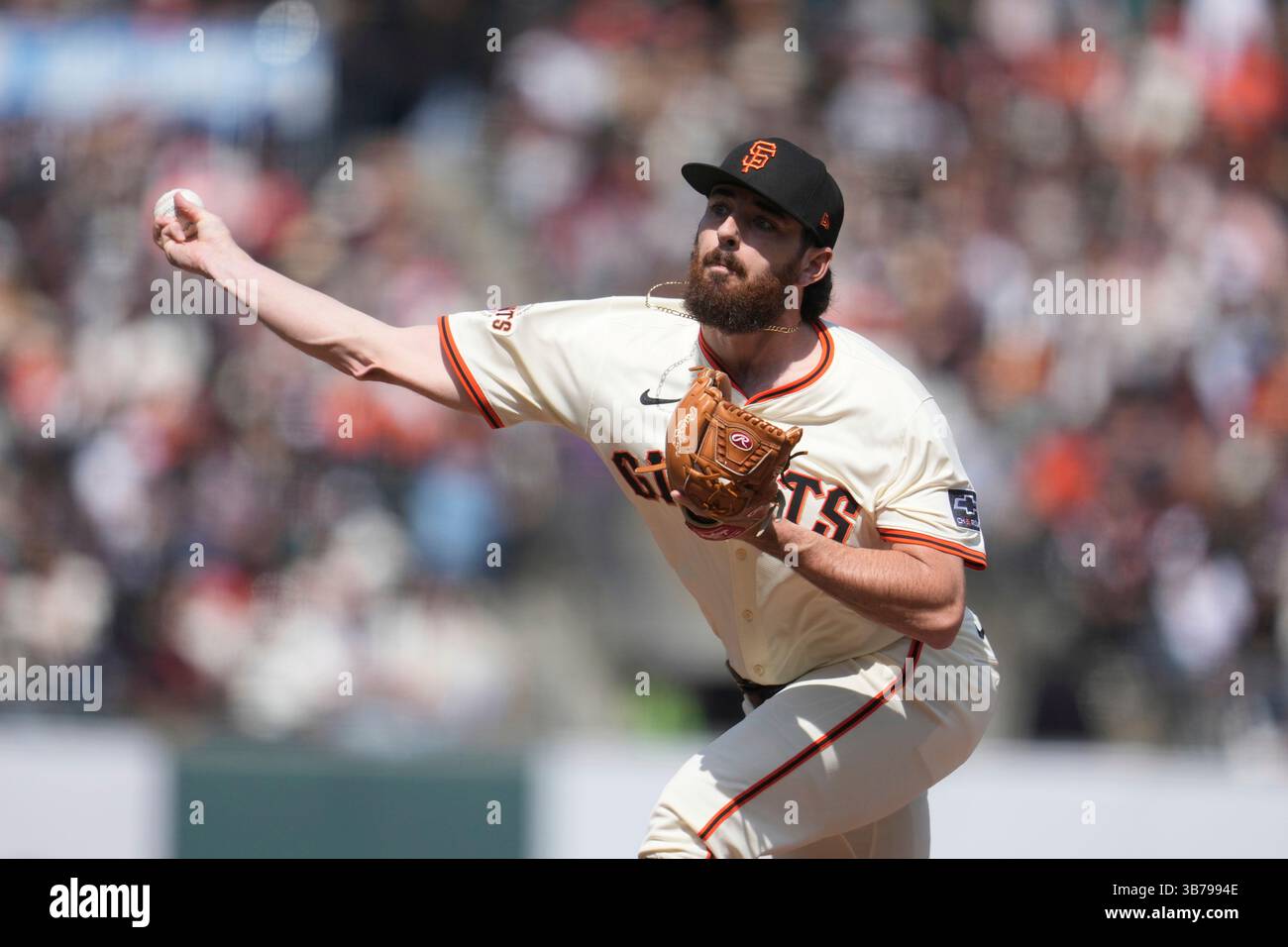 San Francisco Giants Pitcher Ryan Walker During A Baseball Game Against San Francisco Giants Pitcher Ryan Walker During A Baseball Game Against