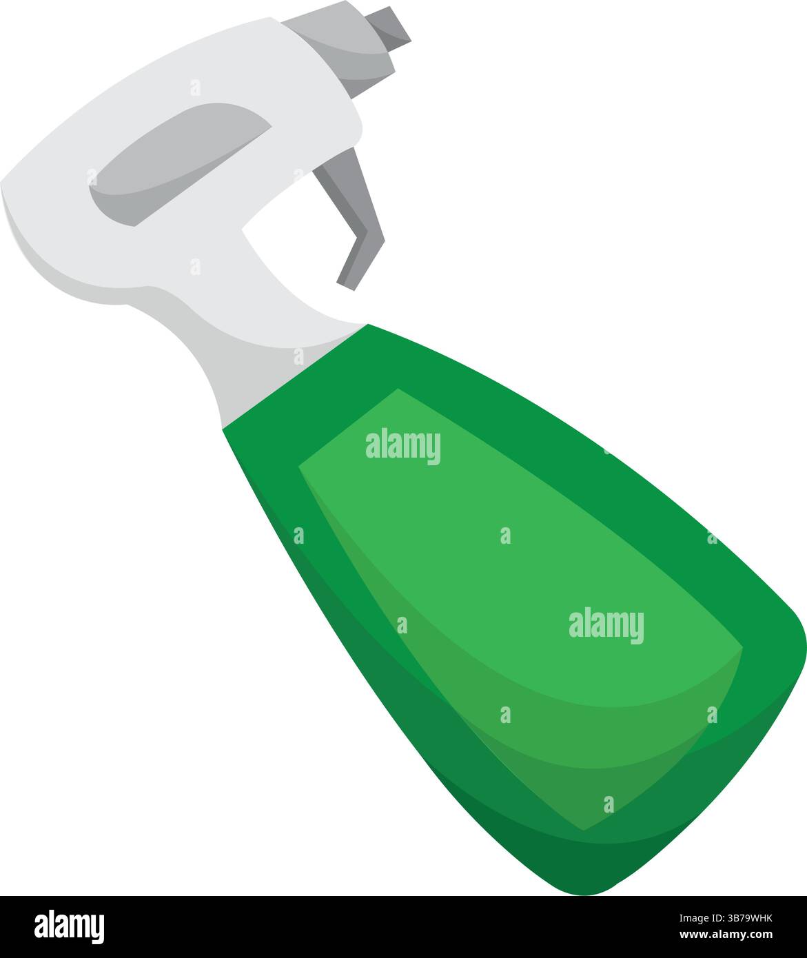 Green spray bottle. Vector illustration Stock Vector Image & Art - Alamy