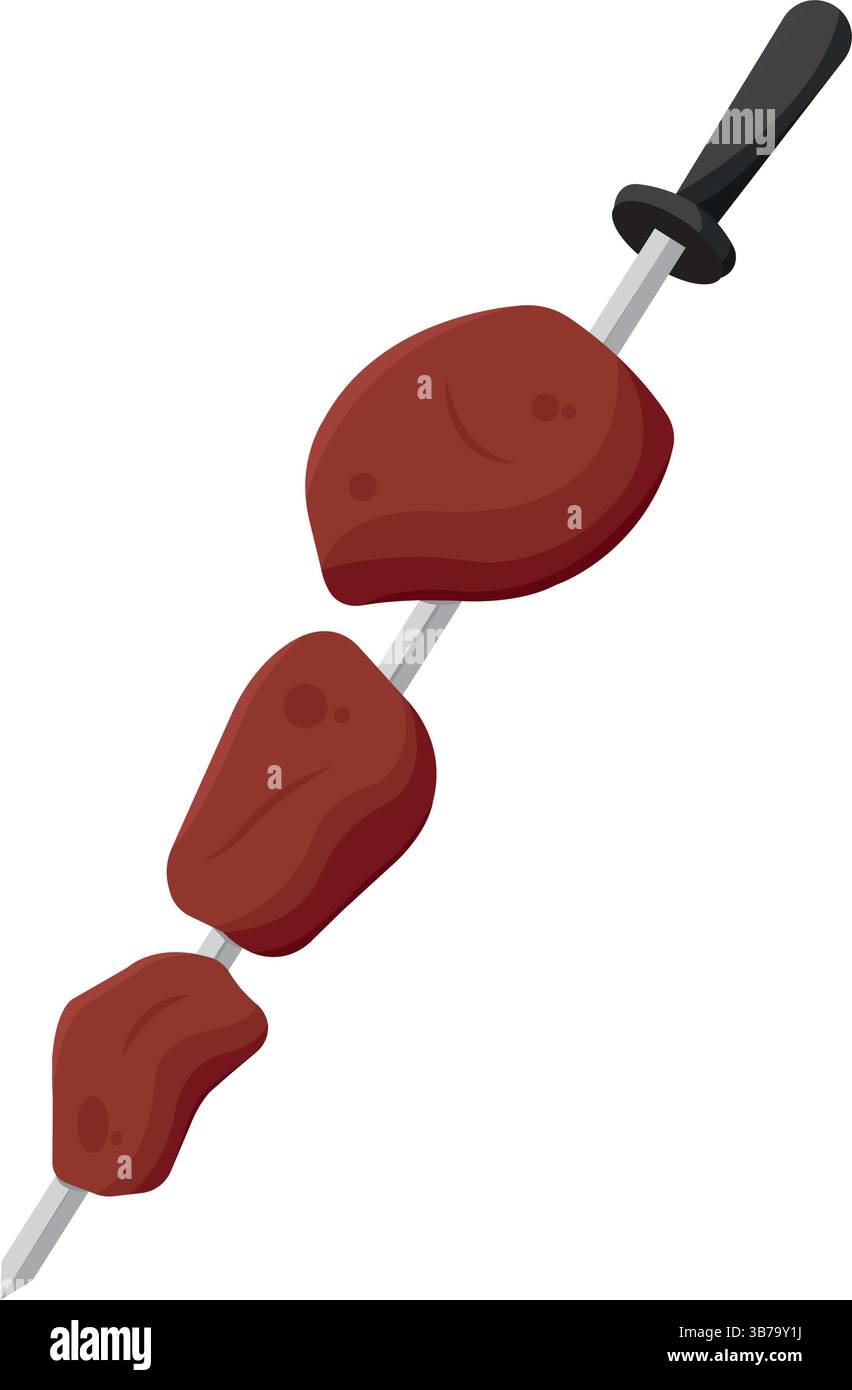 Rodizio meat skewer. Vector illustration Stock Vector Image & Art - Alamy