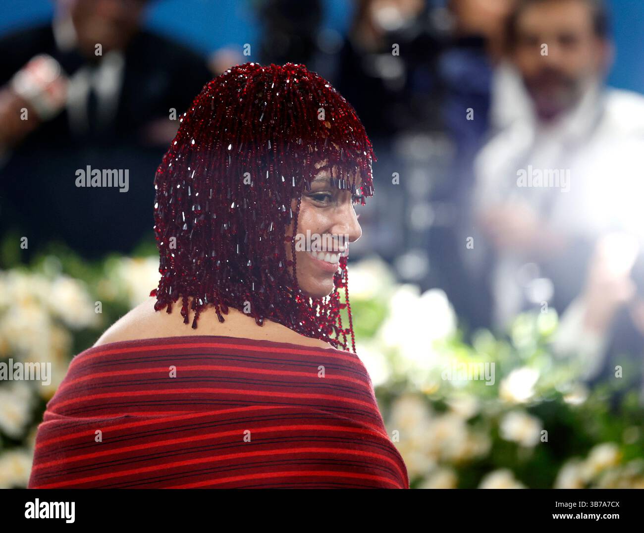 New York, United States. 05th May, 2025. Alicia Keys arrives on the red