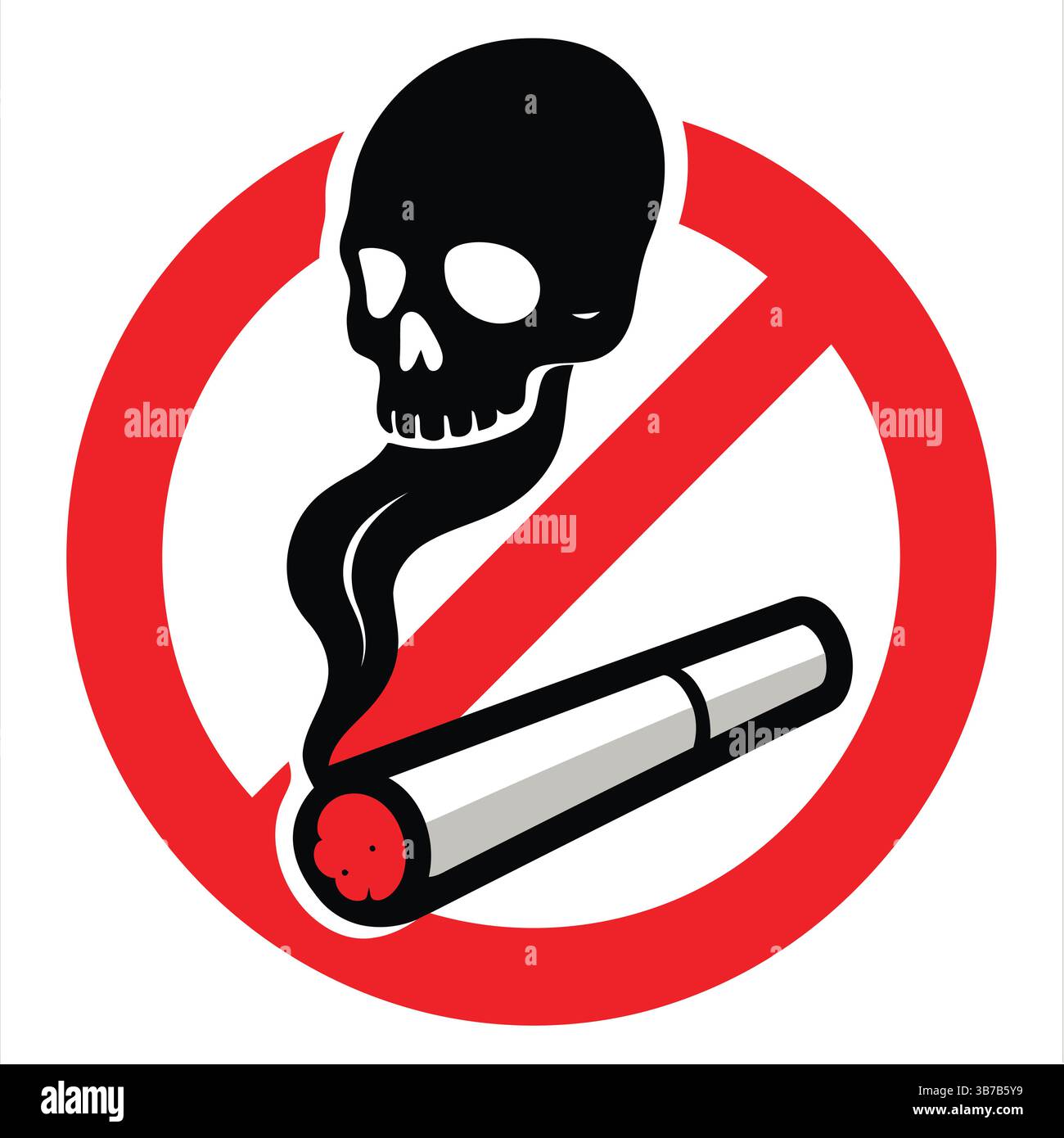 Smoking message Stock Vector Images