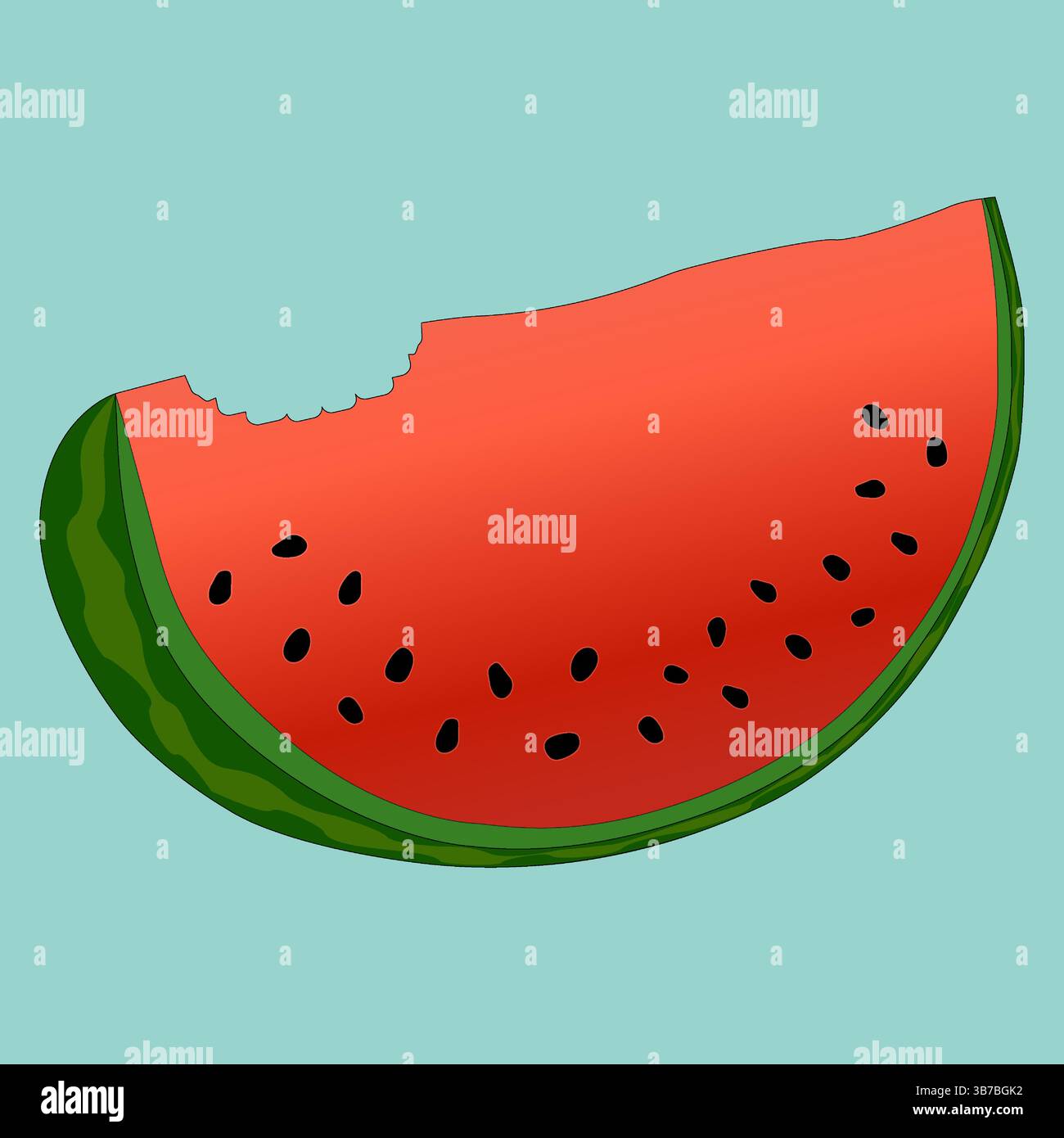 Bitten piece Stock Vector Images Alamy