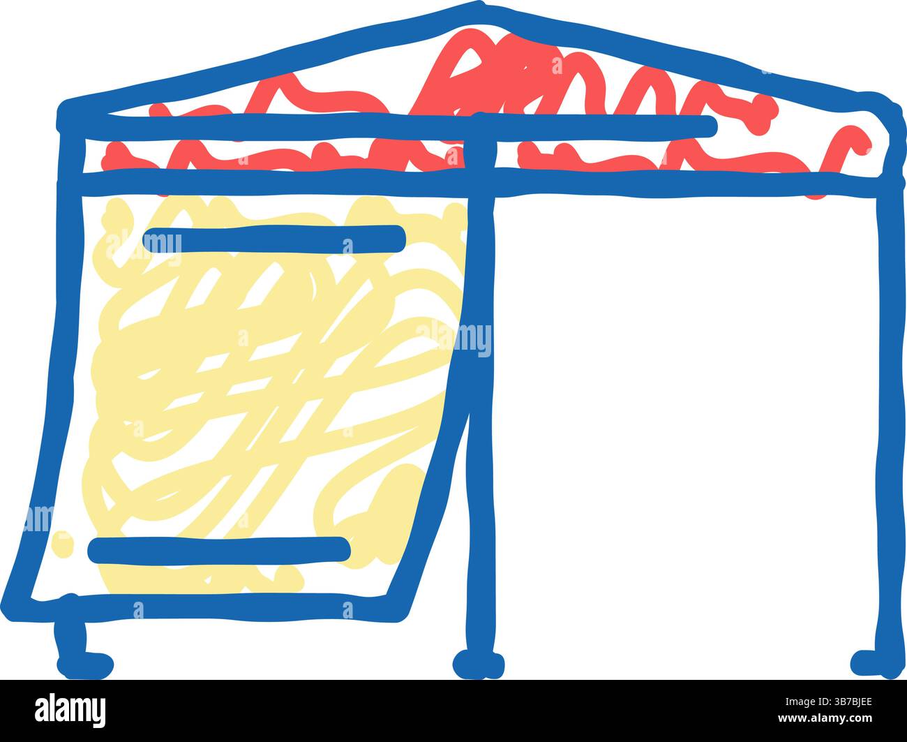 canopy construction icon doodle illustration Stock Vector Image & Art ...
