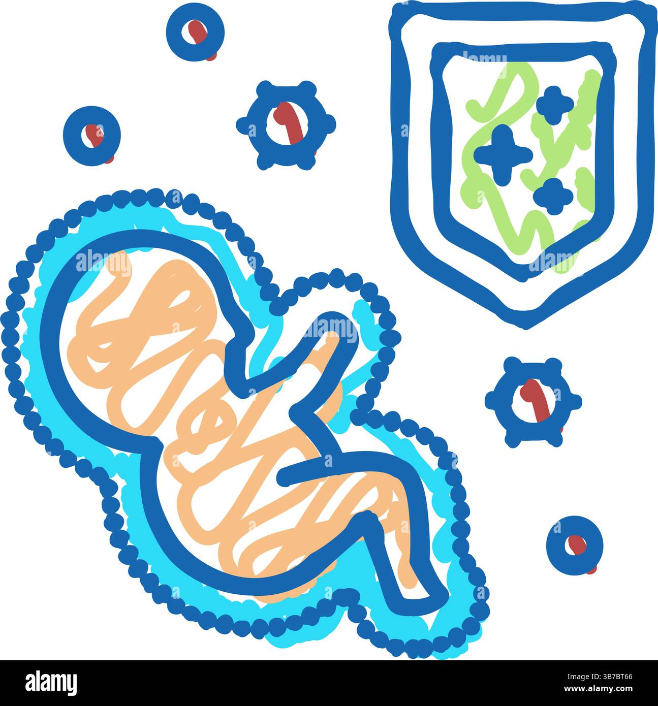 innate immunity icon doodle illustration Stock Vector Image & Art - Alamy