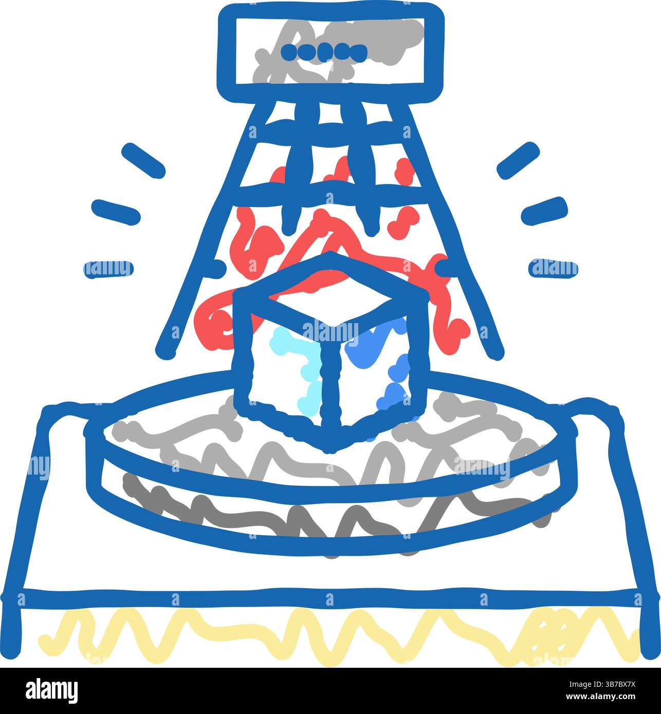 3d scanning color icon hi-res stock photography and images - Alamy