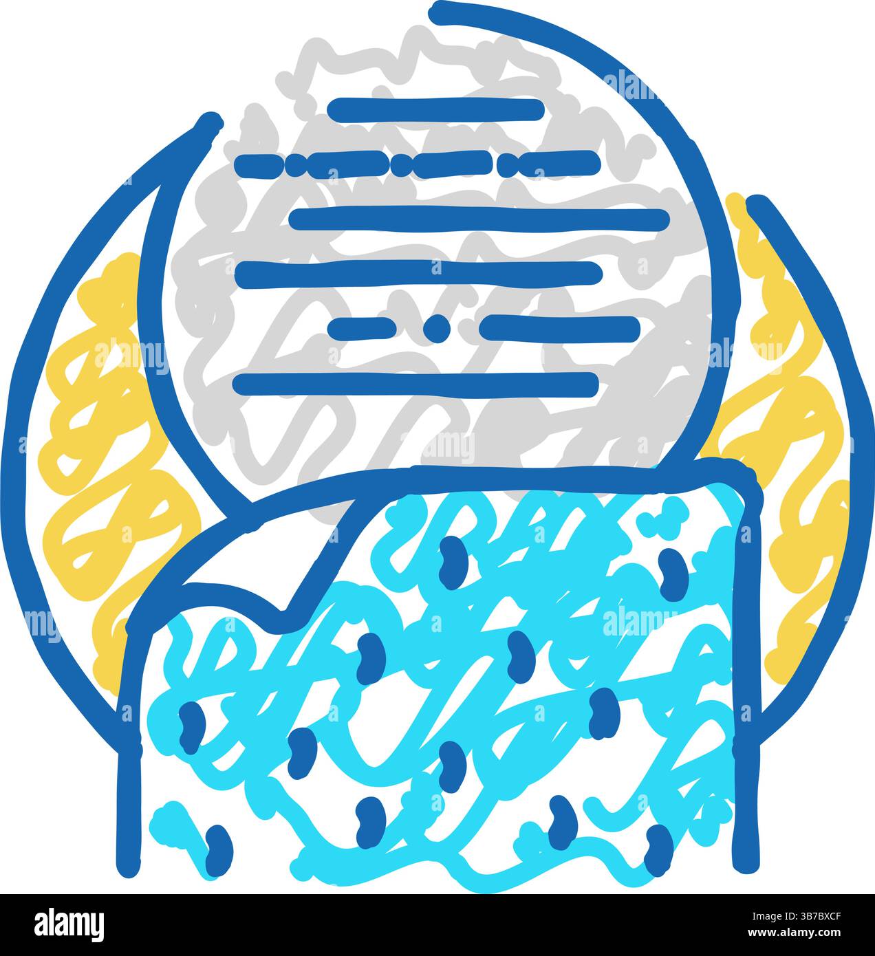 chemical fiber icon doodle illustration Stock Vector Image & Art - Alamy