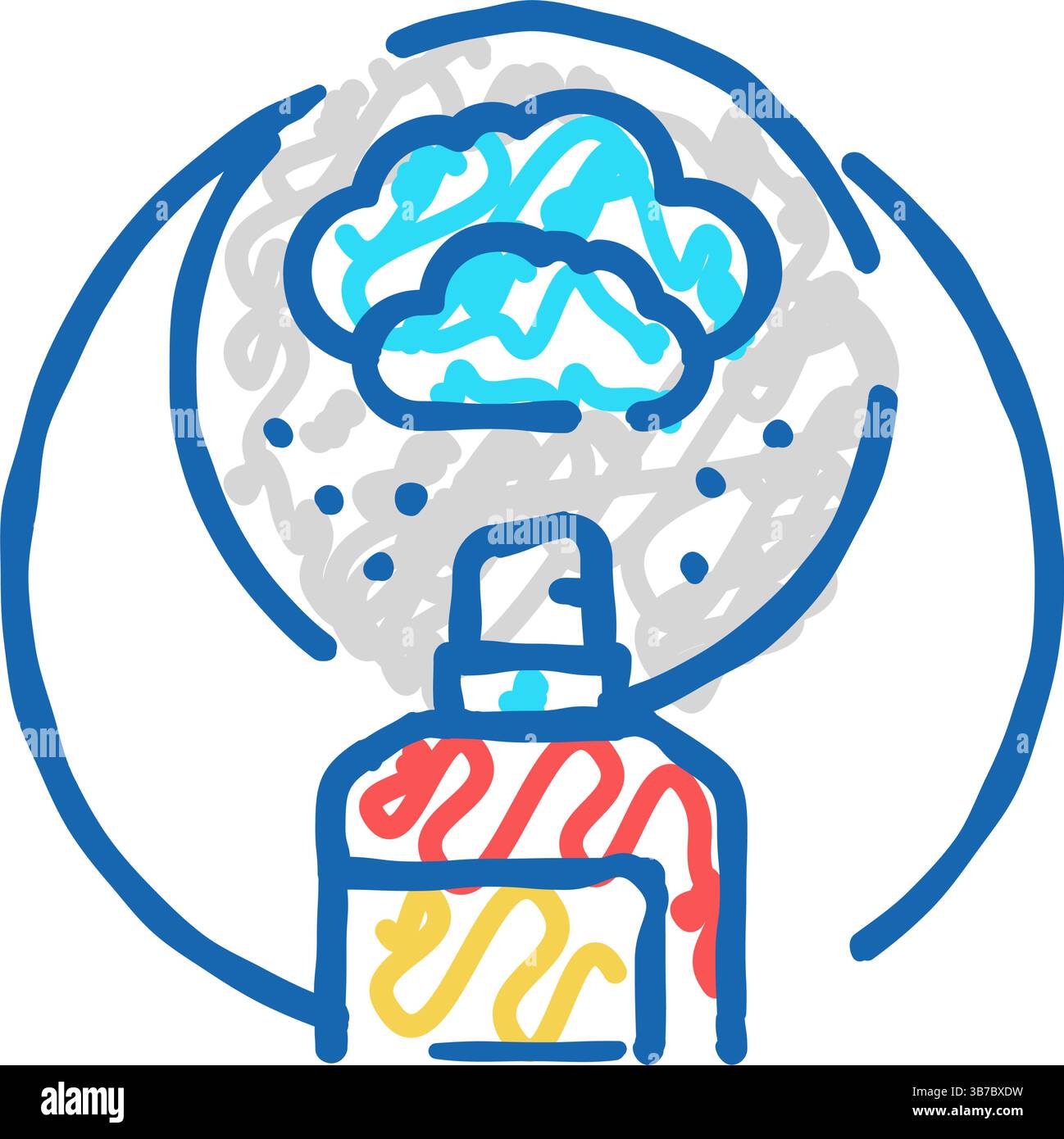 aerosol spray icon doodle illustration Stock Vector Image & Art - Alamy
