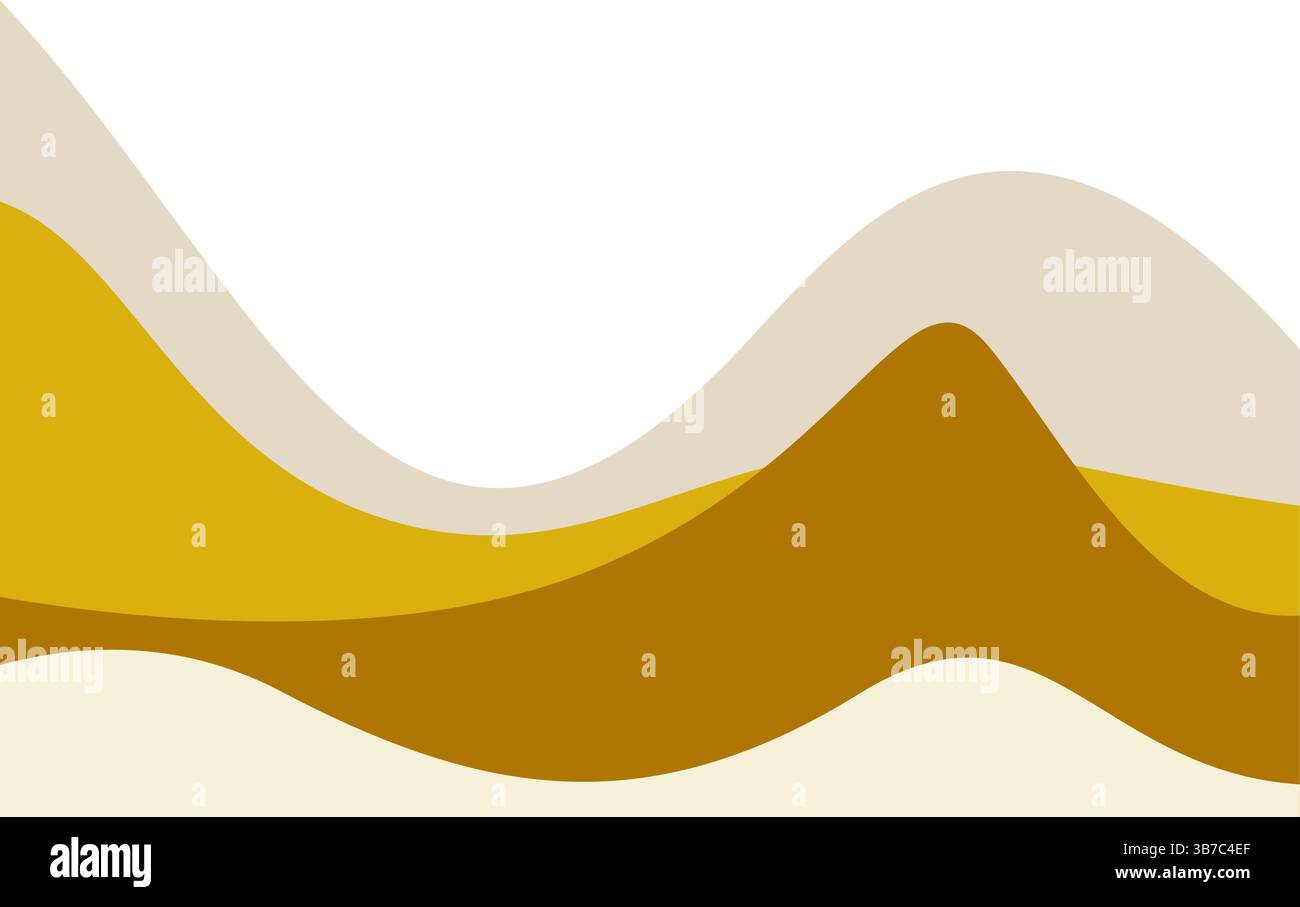 Minimalist Abstract Mountain Background Vector Stock Vector
