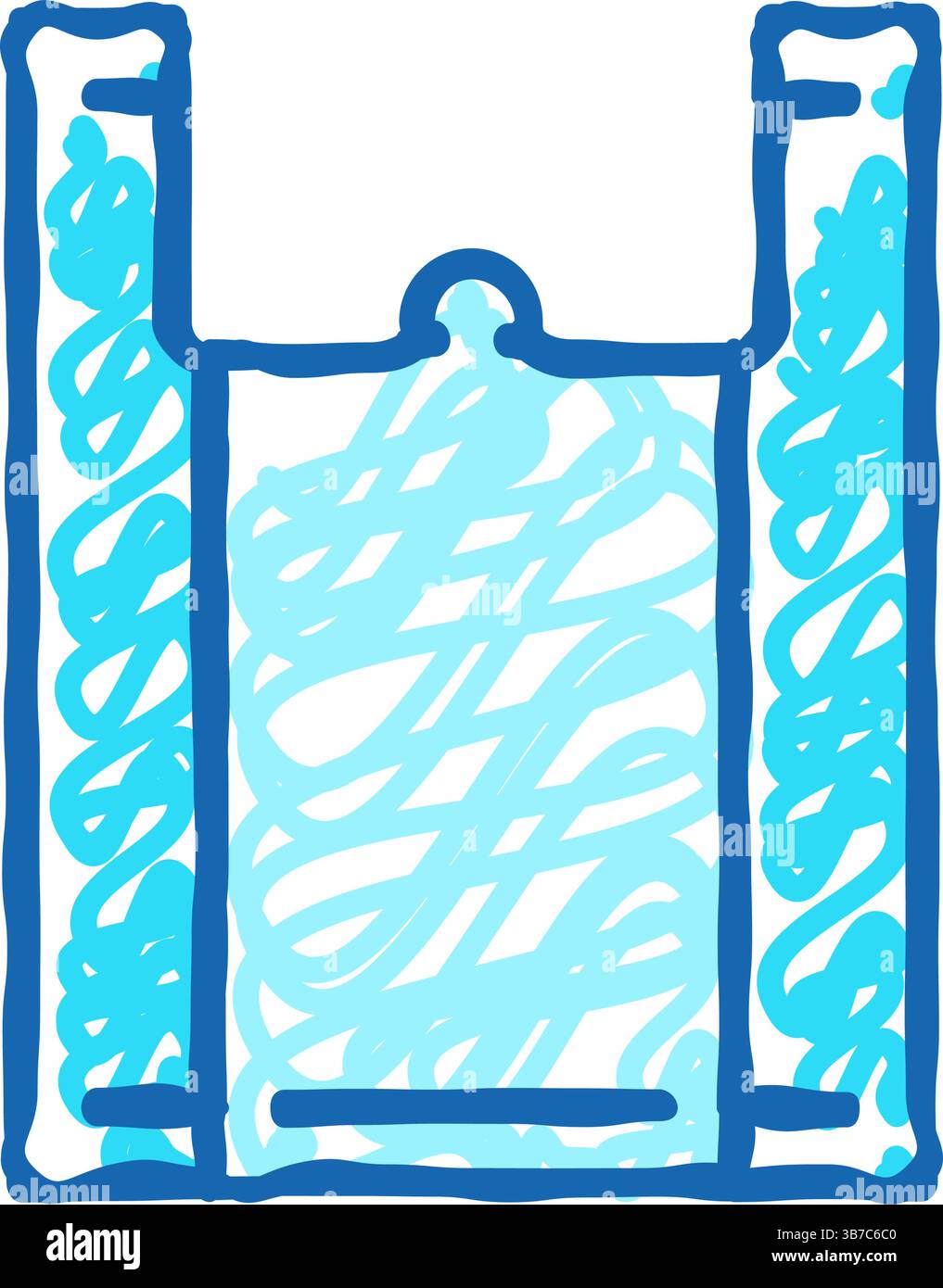 bag plastic icon doodle illustration Stock Vector Image & Art - Alamy