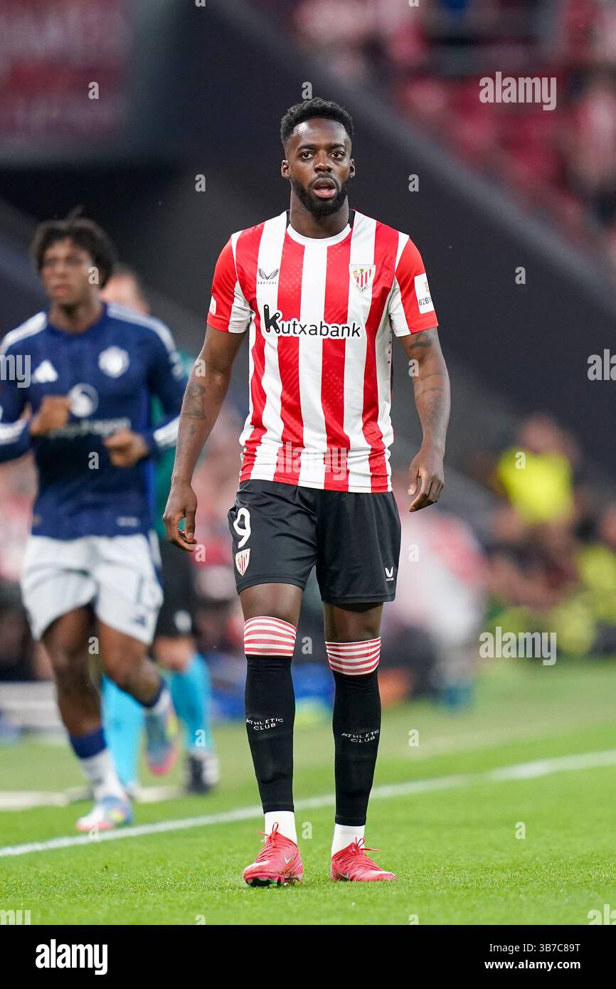 Bilbao, Spain. 01st May, 2025. Athletic Club de Bilbao forward Iñaki ...