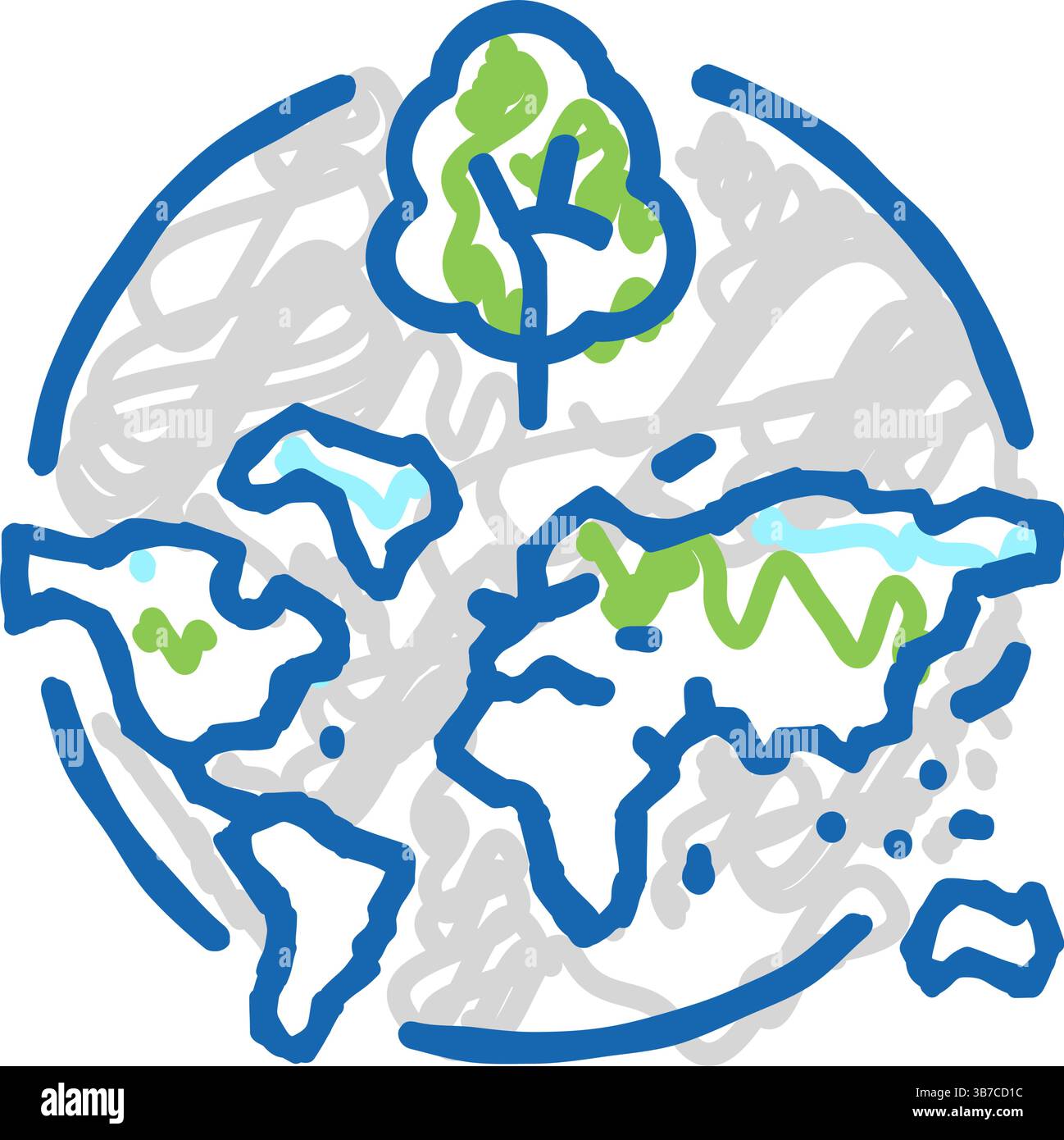 Drought deforestation Cut Out Stock Images & Pictures - Alamy