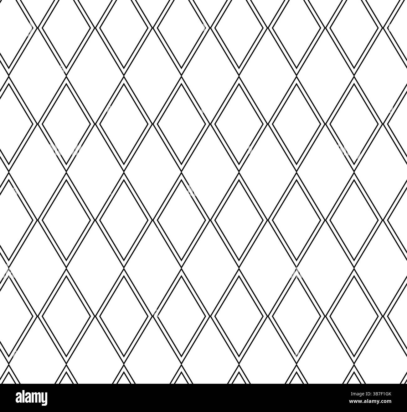 Diamond repeat Geometry seamless pattern. Vector graphic line ...