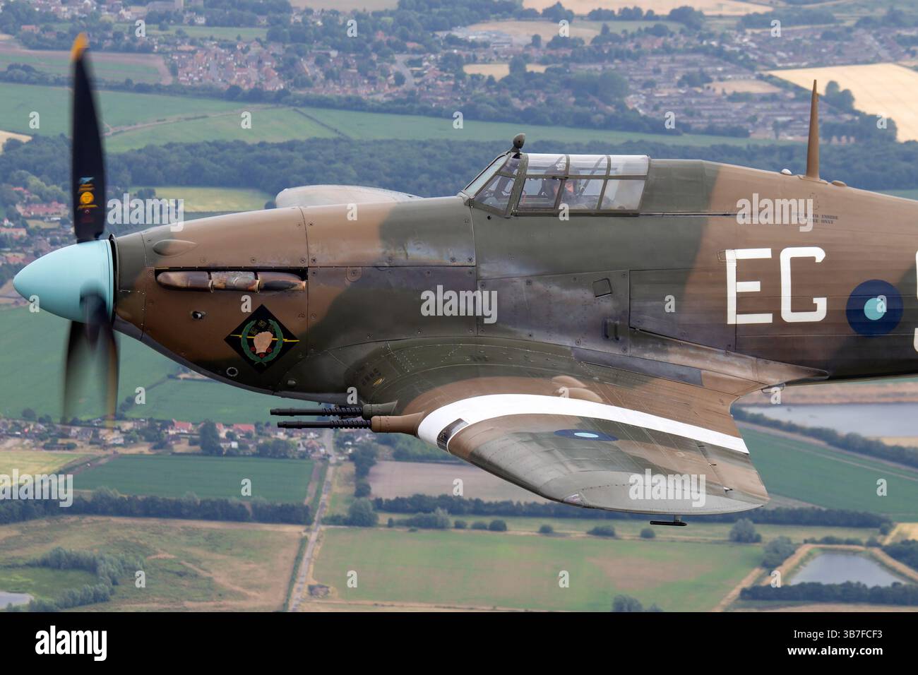 The Royal Air Force Hawker Hurricane MkIIC, Reg. PZ865, is part of the ...
