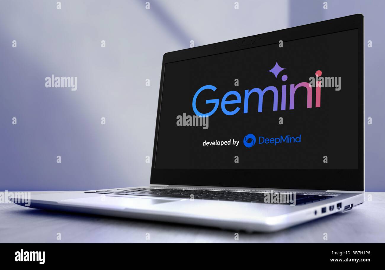 Gemini by Google - Powerful AI Chatbot Stock Photo - Alamy