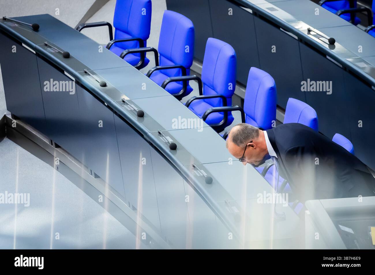 06 May 2025, Berlin: The newly elected Federal Chancellor Friedrich ...