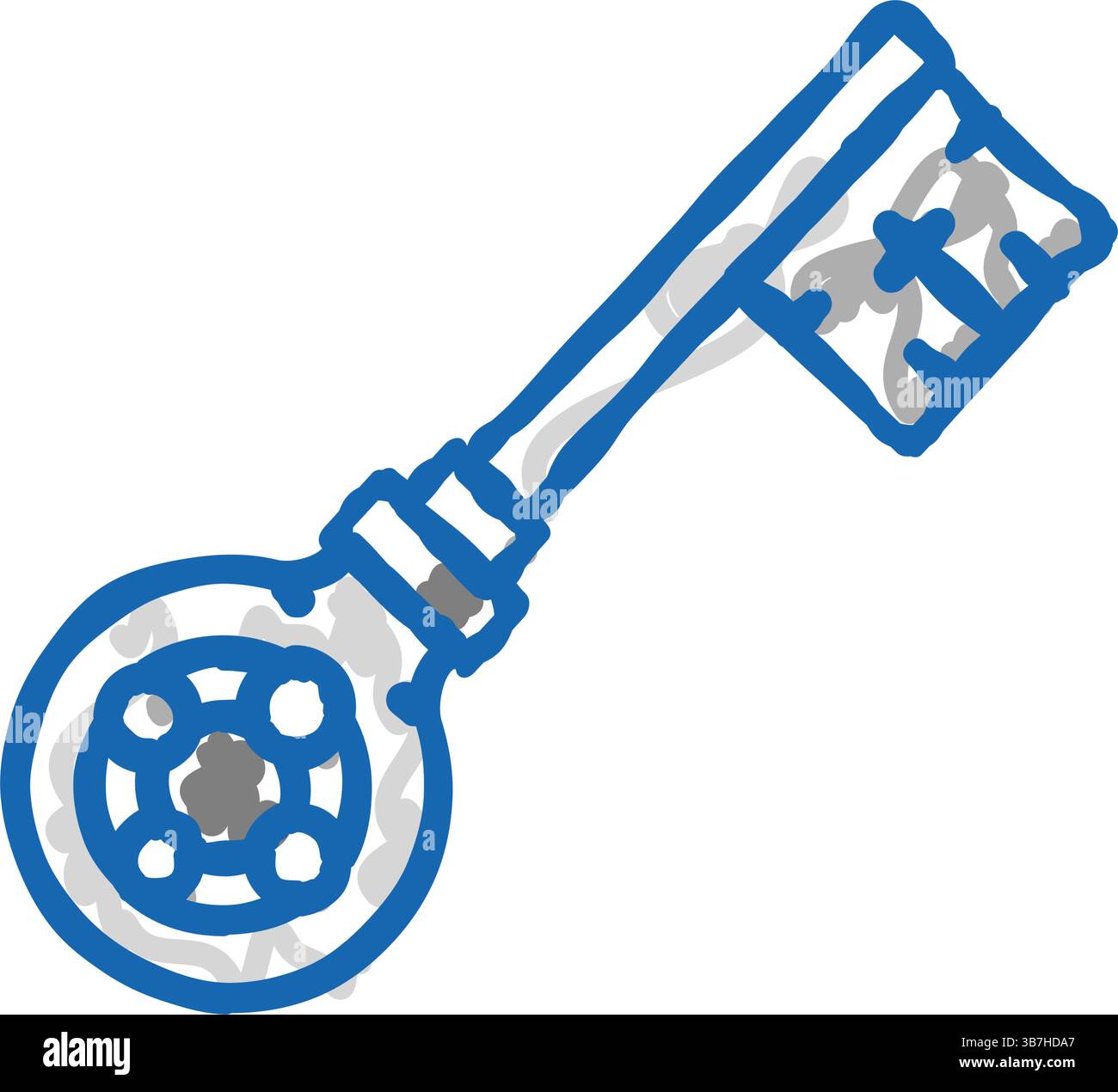 key medieval icon doodle illustration Stock Vector Image & Art - Alamy