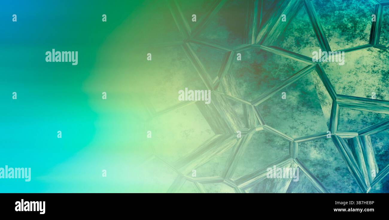 blue and green abstract background Stock Photo