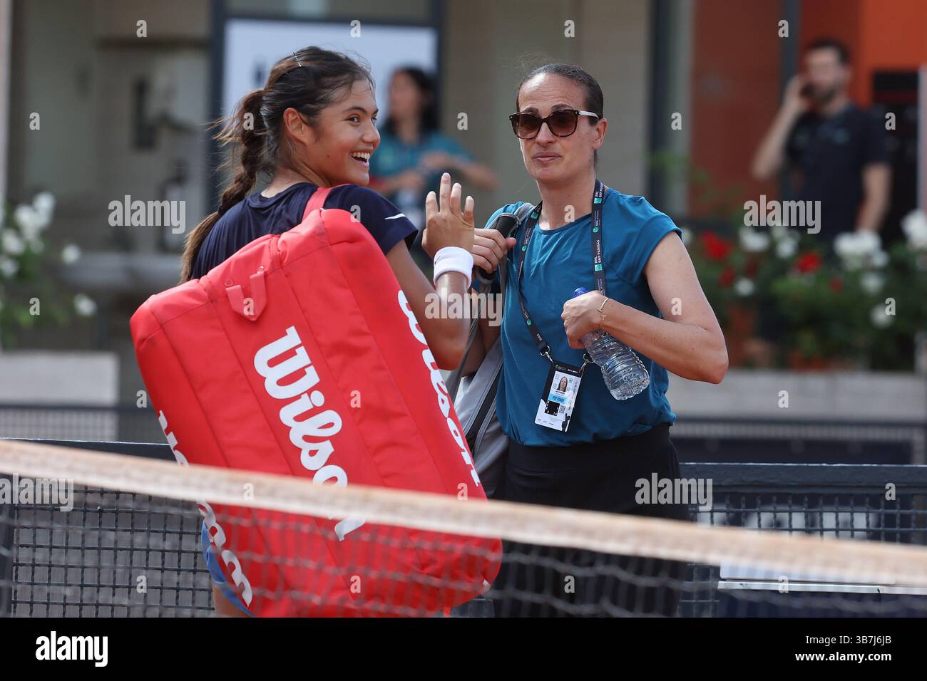 Rome, Italy. 06th May, 2025. Rome Italy 06.05.2025: Emma Raducanu ...
