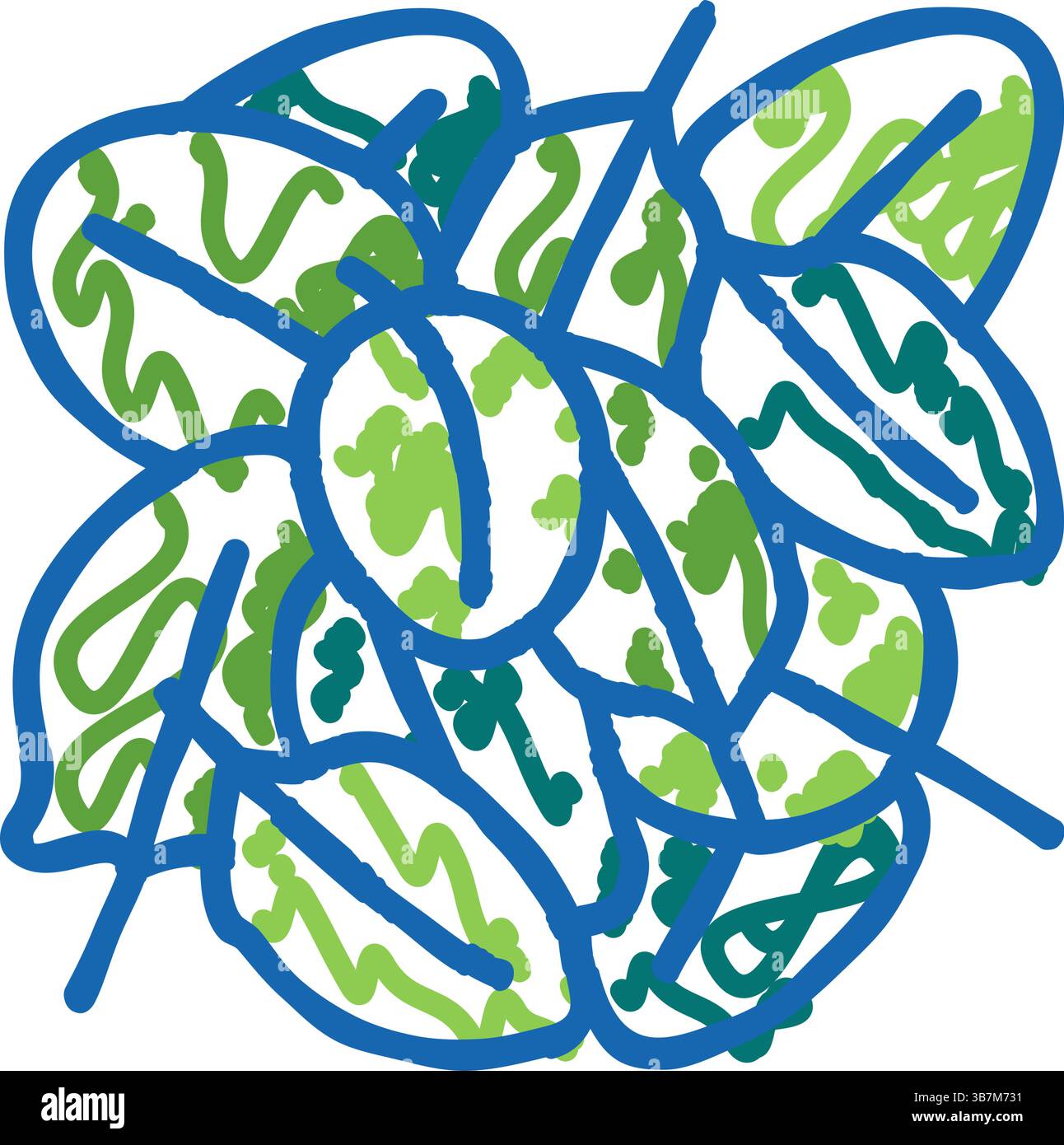 pile spinach icon doodle illustration Stock Vector Image & Art - Alamy