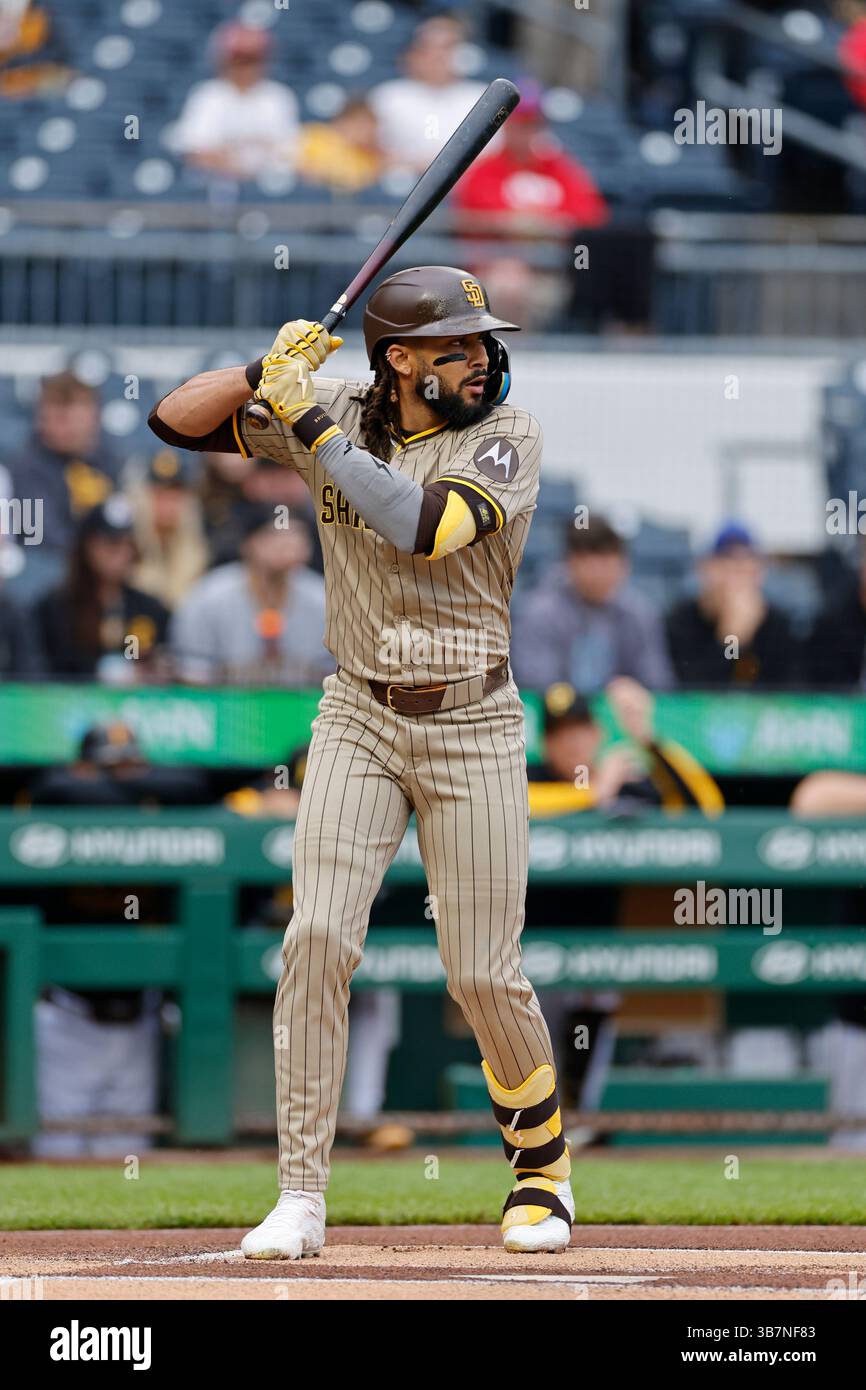 PITTSBURGH, PA - MAY 03: San Diego Padres outfielder Fernando Tatis Jr ...
