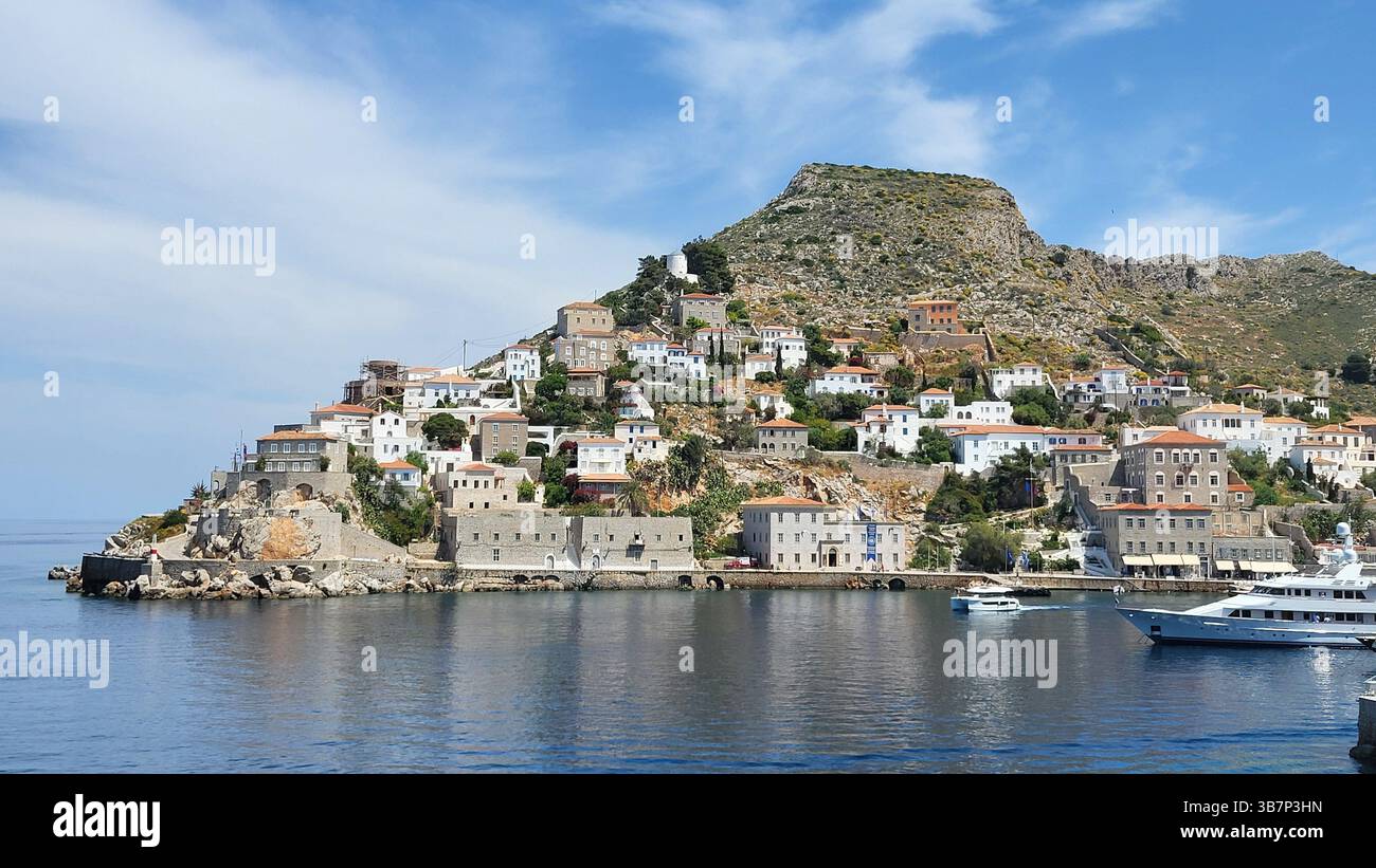 Hydra Island Greece - Smartphone Captured Stock Image