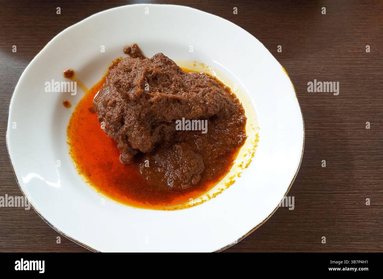 Beef Rendang, or Rendang Sapi. Indonesian food from West Sumatra served ...