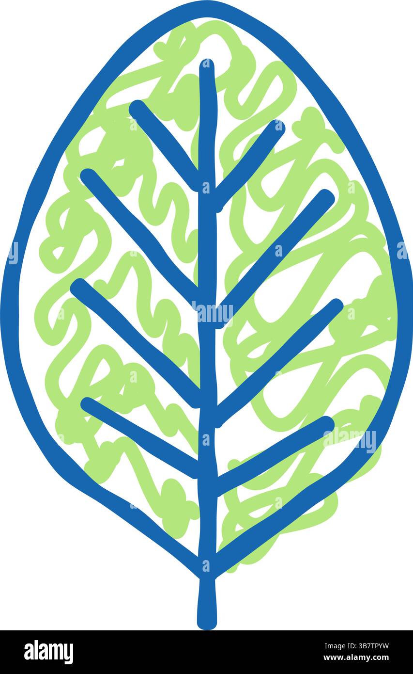 teak leaf icon doodle illustration Stock Vector Image & Art - Alamy