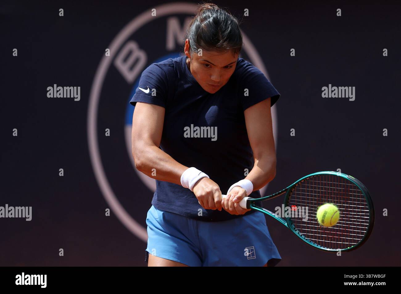 Emma Raducanu ranking 49 during the training session at the ...