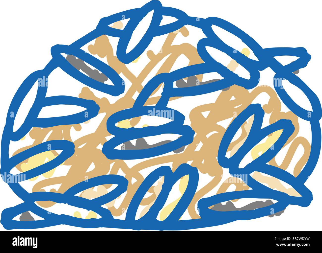 Black wild rice Stock Vector Images - Alamy