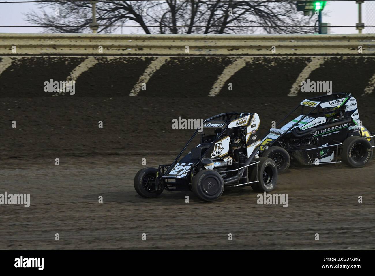 KOKOMO, IN - APRIL 27: Kyle Jones (27x) Joyner Motorsports leads ...