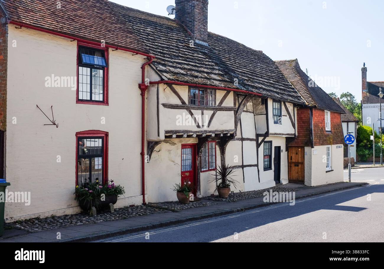 Church Street Steyning , West Sussex , England UK 2025 Stock Photo