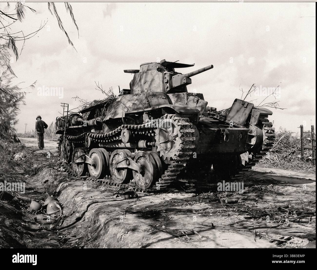 Japanese Light Tank Type 95 ha Go Destroyed On O Tinian Historical japanese-light-tank-type-95-ha-go-destroyed-on-o-tinian-historical