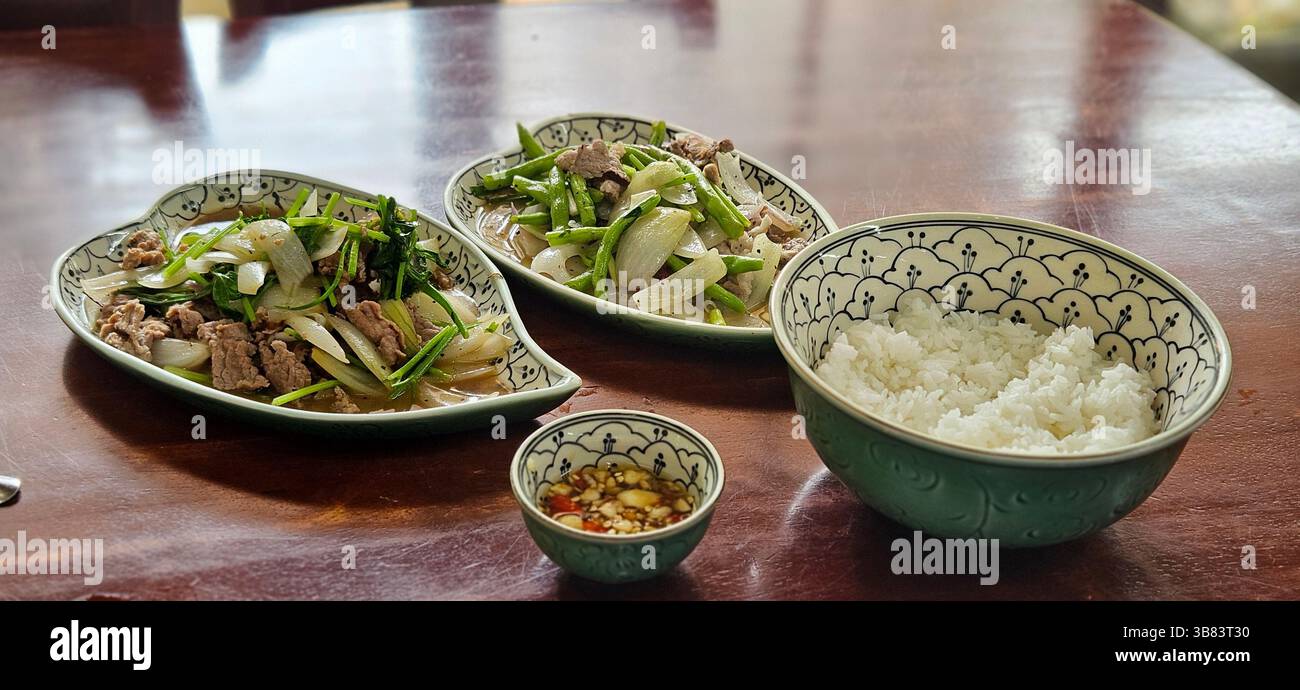 Da Nang Lunch 2025 - Smartphone Captured Stock Image