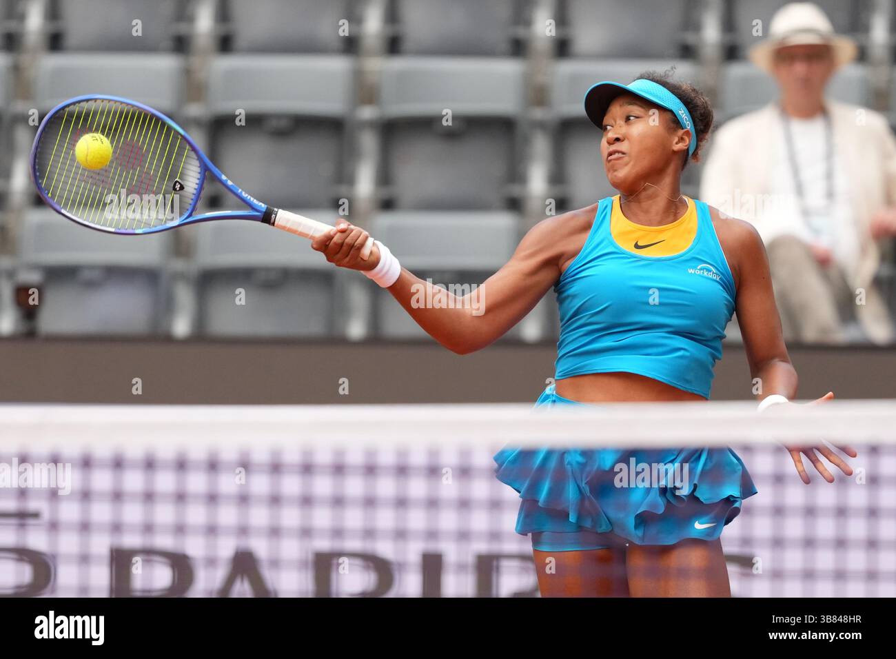 Naomi Osaka of Japan at the Internazionali BNL d'Italia 2025 tennis tournament at Foro Italico