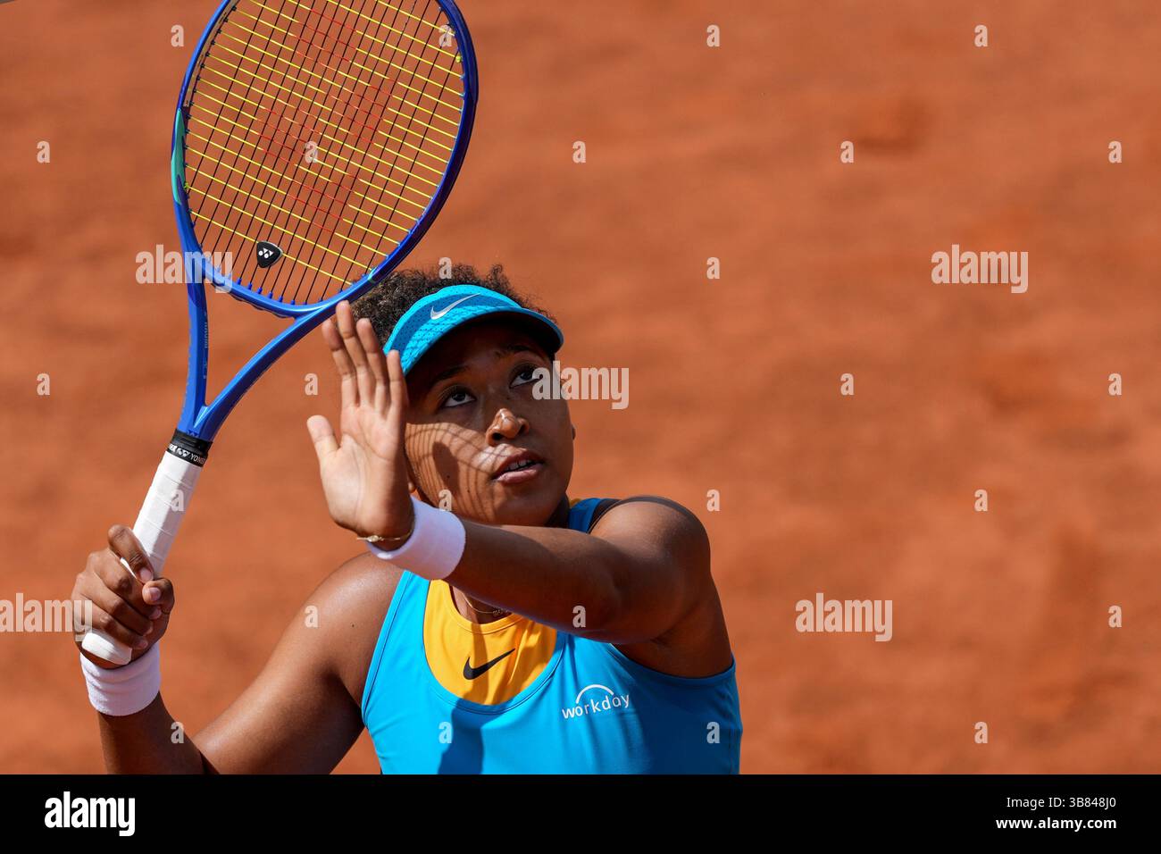 Naomi Osaka of Japan at the Internazionali BNL d'Italia 2025 tennis tournament at Foro Italico
