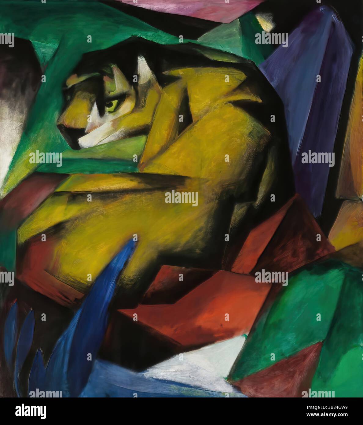 Animal paintings by marc franz Stock Vector Images - Alamy