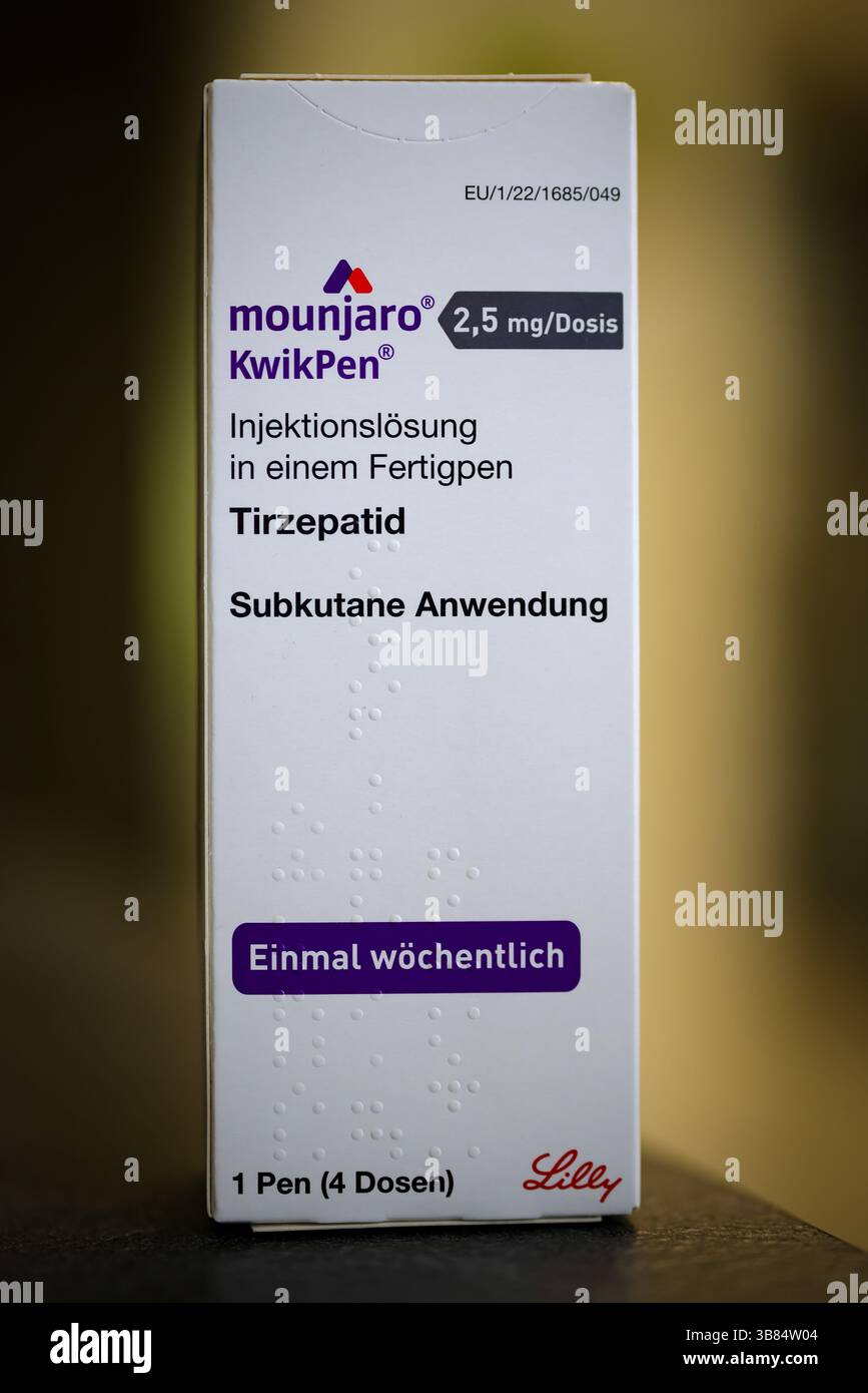 tirzepatide in germany Mounjaro tirzepatide hi-res stock photography and images
